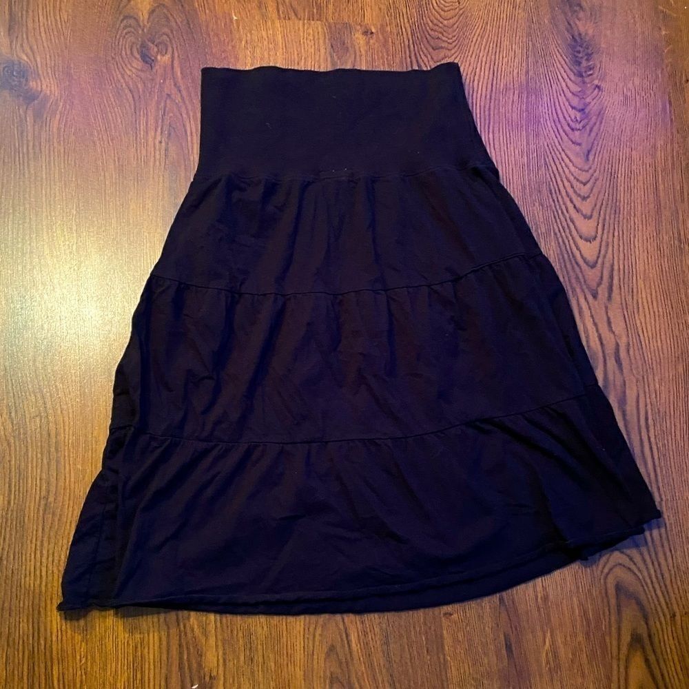 𝅺🌷ROOTS🌷 100% Cotton Black Tube Dress - Picture 4 of 6